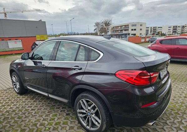 BMW X4 cena 127000 przebieg: 126500, rok produkcji 2017 z Luboń małe 67